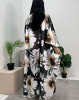 Inaaya Splash Print Tie Kaftan Dress