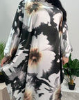 Inaaya Splash Print Tie Kaftan Dress