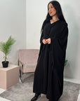 Nailah Black Premium Batwing Abaya Modest Dress