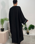 Nars Black Diamante Sleeve Kaftan Dress