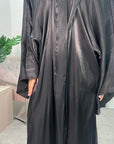 Amani Black Shimmer Open Abaya Jacket