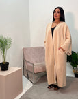 Rui Beige Oversized Premium Soft Batwing Coat